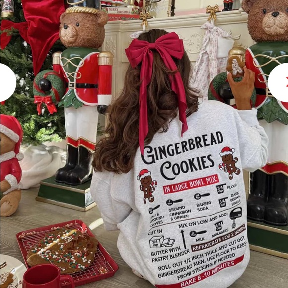 Coconuts by Matisse Tops - Sunkissed Coconut Gingerbread Cookies Graphic Sweatshirt Pearl Grey